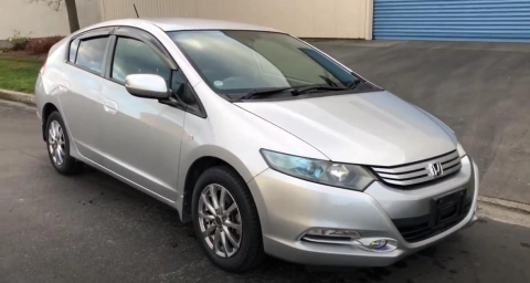 Honda Insight 2009. Гибрид. Обзор экстерьера и интерьера.