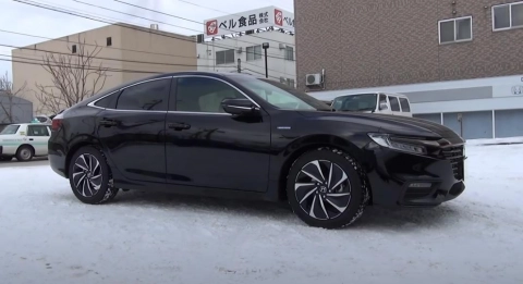 HONDA INSIGHT 2018, Гибрид, EX Black Style 1.5L FF. Обзор экстерьера и интерьера.