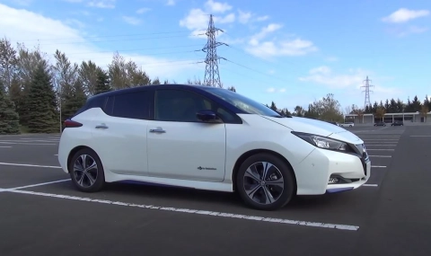 Nissan Leaf 2018 (2-ое поколение). Обзор экстерьера и интерьера.