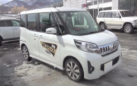 MITSUBISHI eK SPACE CUSTOM 2014. Обзор экстерьера и интерьера.