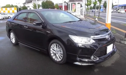 TOYOTA CAMRY 2014, Гибрид, MODELLISTA, AERO KIT. Обзор экстерьера и интерьера.