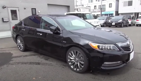 HONDA LEGEND 2015, Гибрид, EX, AWD. Обзор экстерьера и интерьера.