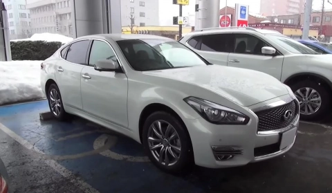 NISSAN FUGA 2015, 370GT, 4WD. Обзор экстерьера и интерьера.