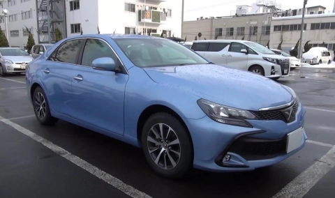 TOYOTA MARK X 2016, 250S Four. Обзор экстерьера и интерьера.