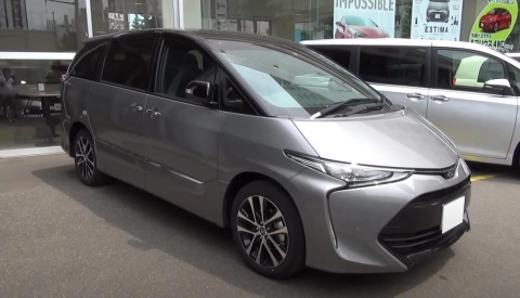 TOYOTA ESTIMA 2016, AERAS Premium-G. Обзор экстерьера и интерьера.