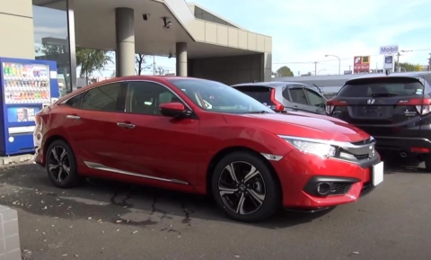 HONDA CIVIC 2017 Седан, Honda SENSING. Обзор экстерьера и интерьера.