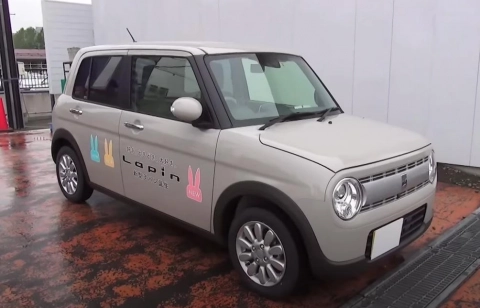SUZUKI Lapin 2015, X 4WD. Обзор экстерьера и интерьера.