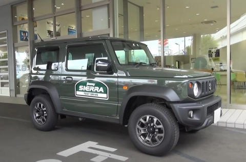 SUZUKI JIMNY SIERRA 2018, 1.5 4WD. Обзор экстерьера и интерьера.