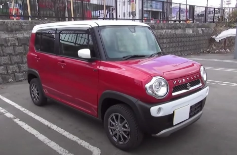 SUZUKI HUSTLER J STYLE. Обзор экстерьера и интерьера.