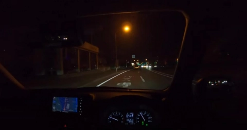 DAIHATSU CAST 2019, ACTIVA SAⅢ 660cc 4WD. Тест-драйв по городу ночью.